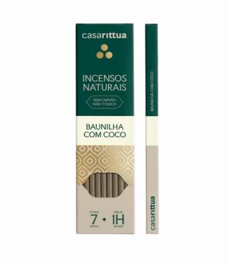 Incenso de Baunilha E Coco Casa Rittua