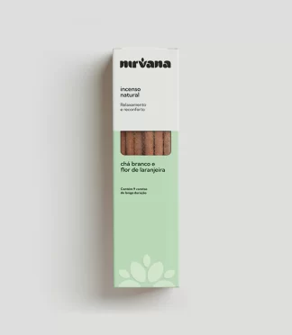 Incenso Chá Branco e Flor de Laranjeira