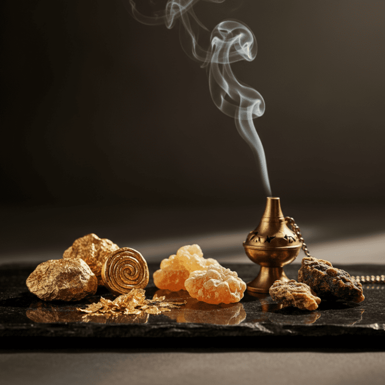 Ouro, Incenso e Mirra: O Trio Sagrado que Transforma Ambientes